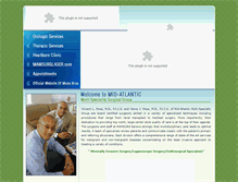 Tablet Screenshot of mamsurg.com